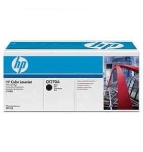 HP-CE270A (B) 검정토너 (정품)HP 칼라레이저젯 CP5525xh/CP5525dn/CP5525n 