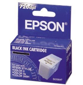 EPSON S020047 검정 (정품)   EPSON Stylus-Color II,  IIs,  200H