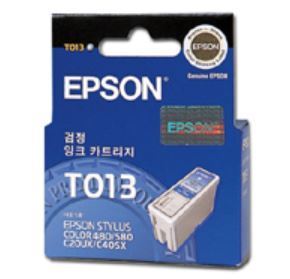 EPSON T013 검정잉크 (정품)   EPSON Stylus Color 480, 580, Stylus C20UX, C40SX, C40UX