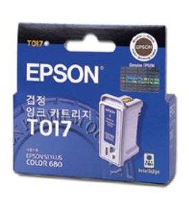 EPSON T017(T017071) 검정 (정품)   EPSON Stylus Color 680