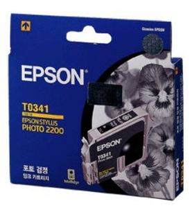 EPSON T0341(T034170) Photo Black (정품)   EPSON Stylus Photo 2200