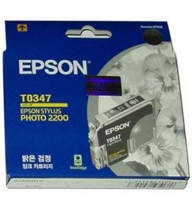 EPSON T0347(T034770) Light Black (정품)   EPSON Stylus Photo 2200