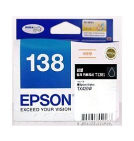 EPSON T138 / T138170 / Black (정품)   EPSON Stylus TX 320F, TX325F, TX420W