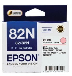 EPSON 82N / Light Magenta / T0826 / T112670 / 표준용량 (정품)   EPSON Stylus Photo R390 / R290, RX590/ RX610 / RX690, T50, TX800FW/ TX700W/ TX650/ TX820FWD/ TX720WD
