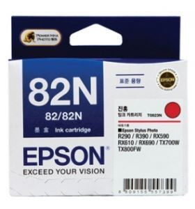 EPSON 82N / Magenta / T0823 / T112370 / 표준용량 (정품)   EPSON Stylus Photo R390 / R290, RX590/ RX610 / RX690, T50, TX800FW/ TX700W/ TX650/ TX820FWD/ TX720WD