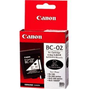 CANON BC-02 검정 (정품)  BJC 210S, 210SP, 240, 255SP, 265SP, BJ 10, 10e, 10ex, 15K, 200ex, 230, 230K 