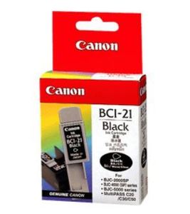 CANON BCI-21B 검정잉크 (정품)  Canon BJC 2000SP, 2100SP, 4000, 4100, 4200, 4200SP, 4300, 4310SP, 4550, 4650, 5500, 5500K, Canon S100SP 