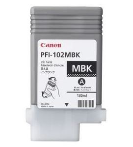 CANON PFI-102MBK (Matte Black) 정품  캐논 IPF 500 / 510 / 600 / 605 / 610 / 610 (P) / 700 / 710 / 710 (P)