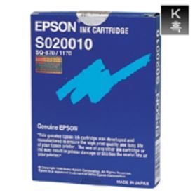 EPSON S020010 검정 (정품)   EPSON  SQ-870H, SQ-2570H, SQ-1170H